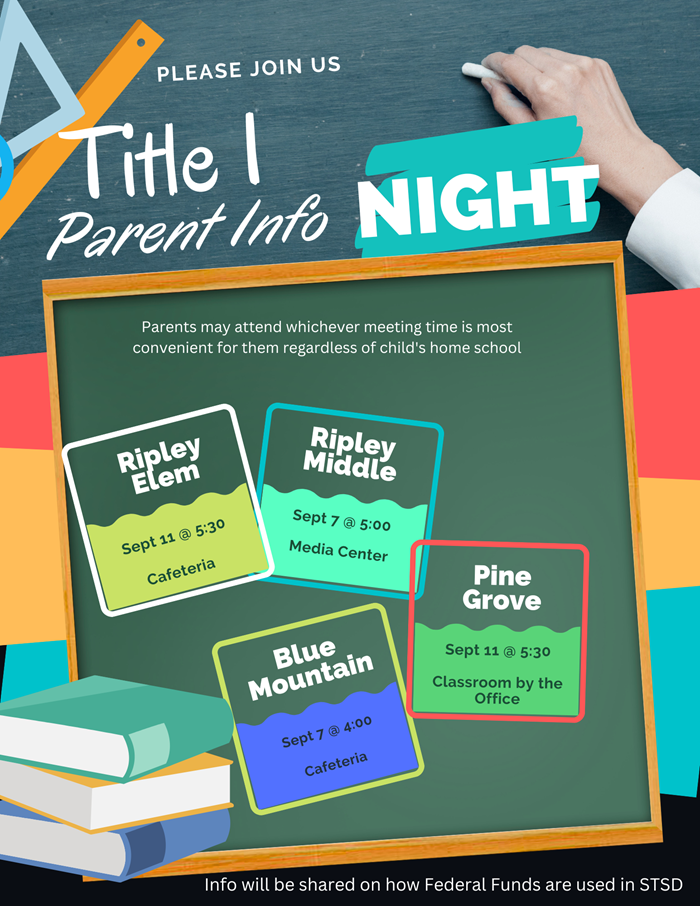 Title 1 Parent Night Flyer