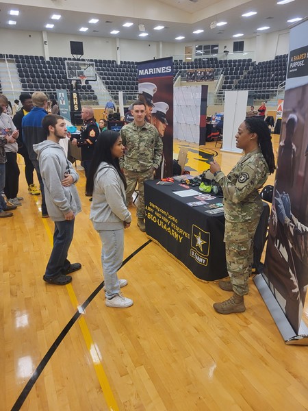BMS juniors and seniors attended the College and Career Fair at Ripley Event Center today. They met with potential employers and colleges in an effort to plan for their futures. 
